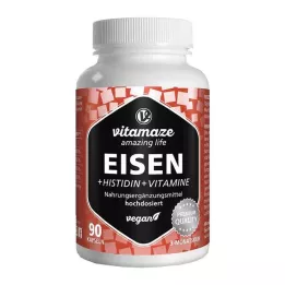 EISEN Cápsulas de 20 mg + histidina + vitaminas C/B9/B12, 90 uds