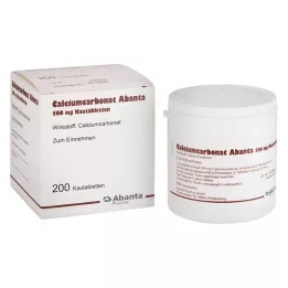 CALCIUMCARBONAT ABANTA Comprimidos masticables de 500 mg, 200 uds