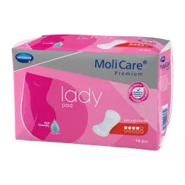 MOLICARE Compresas higiénicas femeninas premium, 4 gotas, 14 uds