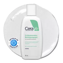 CeraVe Gel de limpieza de espuma para la cara y el cuerpo, 88 ml