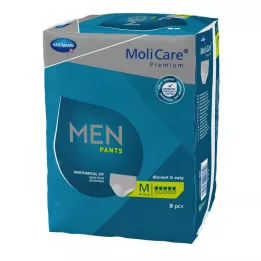 MOLICARE Pantalones Premium MEN 5 Drops M, 8 uds