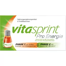 VITASPRINT Botellas de bebida energética Pro, 8 uds