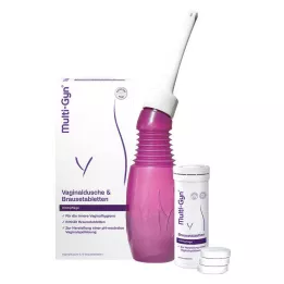 MULTI-GYN Paquete combinado de ducha vaginal, tabletas efervescentes, 1 P