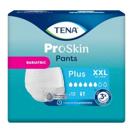 TENA Pantalones Bariatric Plus XXL para incontinencia, 12 piezas