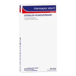 Apósito para heridas estéril Hansapor 10x20 cm (3 piezas)