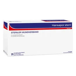 Apósito para heridas estéril Hansapor 10x20 cm (25 piezas)