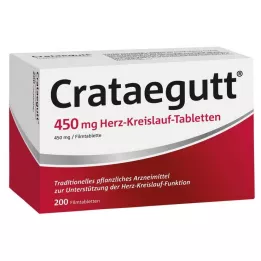 CRATAEGUTT Comprimidos cardiovasculares de 450 mg, 200 uds