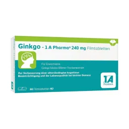 Ginkgo – 1 A Pharma® 240 mg comprimidos recubiertos con película, 60 piezas