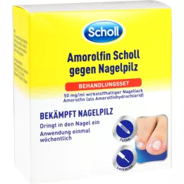 AMOROLFIN Scholl contra el conjunto de tratamiento con hongos en las uñas, 2.5 ml