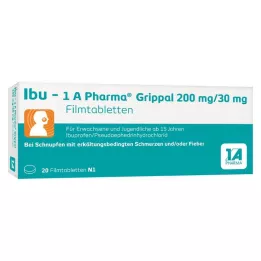 IBU-1A Pharma Grippal 200 mg/30 mg comprimidos recubiertos con película, 20 uds
