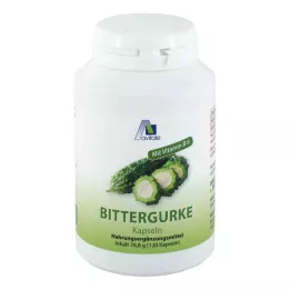 BITTERGURKE Cápsulas de extracto de 500 mg 10:1, 120 uds