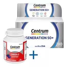 CENTRUM Tabletas Generación 50+, 180 uds