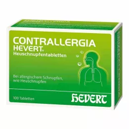 CONTRALLERGIA Pastillas Hevert contra la fiebre del heno, 100 uds