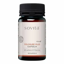 Sovita ácido fólico plus cápsulas, 180 piezas