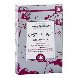 CYSTUS 052 Pastillas orgánicas para la garganta, 66 uds