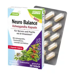 NEURO BALANCE Cápsulas de Ashwagandha Salus, 30 uds