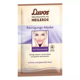 LUVOS Mascarilla limpiadora de arcilla curativa de cosmética natural, 2x7,5 ml