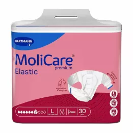 MOLICARE Slip elástico Premium 7 gotas Gr.L, 30 pz