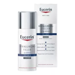 EUCERIN Crema de noche antiedad Hyaluron-Filler UREA , 50 ml