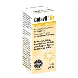 CEFAVIT D3 Liquid pur gotas para uso oral, 20 ml