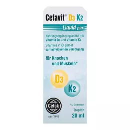 CEFAVIT D3 K2 Gotas líquidas para uso oral, 20 ml