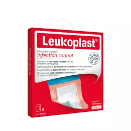 LEUKOPLAST Sorbact leucado Steril 8x10 cm, 3 pz