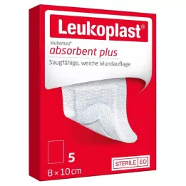 LEUKOPLAST Apósito estéril para heridas Leukomed de 8 x 10 cm, 5 uds