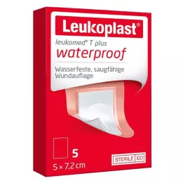 LEUKOPLAST Leucomed T más estéril 5x7.2 cm, 5 pz