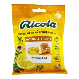 RICOLA Bombones de miel, limón y equinácea de m.Z.Beutel, 75 g