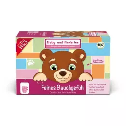 H&amp;S Té orgánico para bebés y niños, sensación de barriga fina, 20 x 1,5 g