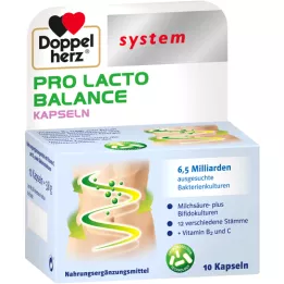 Doppelherz Cápsulas del sistema Pro Lacto Balance, 10 pz