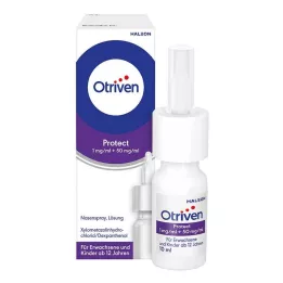 OTRIVEN Protect 1 mg/ml + 50 mg/ml solución para pulverización nasal, 10 ml