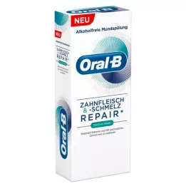 Chicle Oral-B y reparación de esmalte enjuague bucal de menta, 250 ml