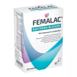 FEMALAC Polvo bloqueador de bacterias, 10 uds