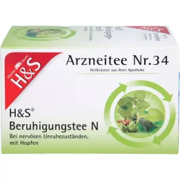 H&amp;s calma y bolsa de filtro, 20x2 g
