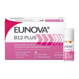 EUNOVA Botella para beber B12 Plus, 10X8 ml