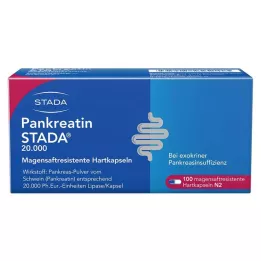 PANKREATIN STADA 20.000 cápsulas duras gastrorresistentes, 100 uds