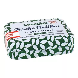 EM-EUKAL Pastillas Frescas Menta Fuerte Sin Azúcar, 20 g