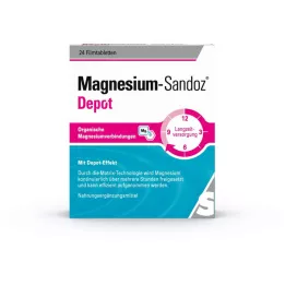 Magnesio Sandoz Tabletas de películas DEPOT, 24 pz