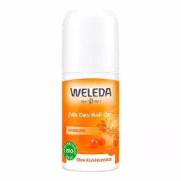 WELEDA Desodorante roll-on 24 horas de espino amarillo, 50 ml