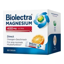 BIOLECTRA Magnesio 400 mg ultra directo naranja, 60 uds