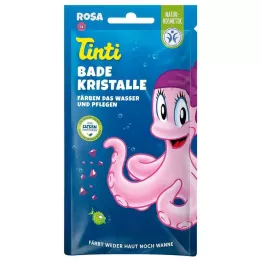 Cristales de baño de tinti rosa, 60 g