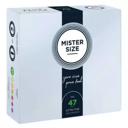 MISTER Condones tamaño 47, 36 piezas