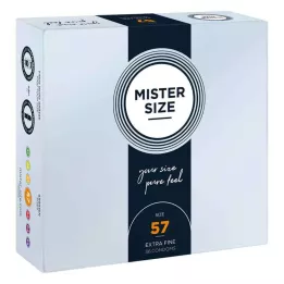 MISTER Condones tamaño 57, 36 piezas