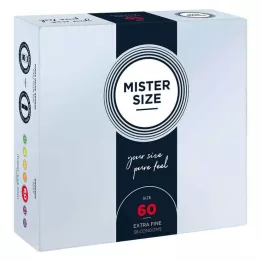 MISTER Condones tamaño 60, 36 piezas