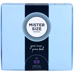 MISTER Condones tamaño 69, 36 piezas