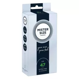 MISTER Condones tamaño 47, 10 piezas