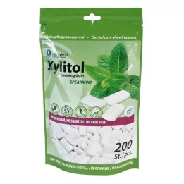 MIRADENT Chicle de Xilitol Ref. Menta Verde, 200 uds