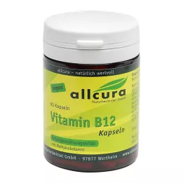 VITAMIN CÁPSULAS B12, 60 uds