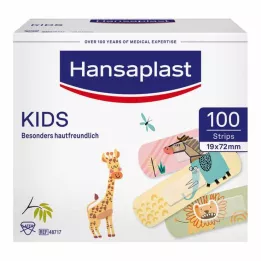 HANSAPLAST Tiras de yeso universales para niños, 100 piezas
